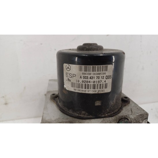abs pump for MERCEDES-BENZ Slk (r170) 200 Kompressor Evo C+C 2p/b/1998cc a0034317012