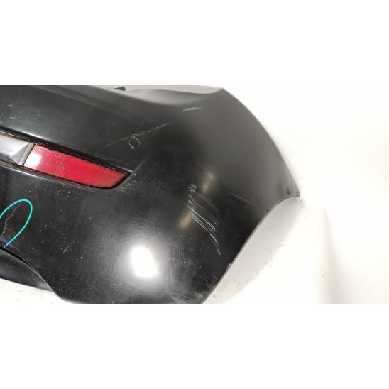 rear bumper lance ypsilon 2006-2011 black with parking sensors. defect supports. to be repainted for LANCIA Ypsilon 2006-2011 