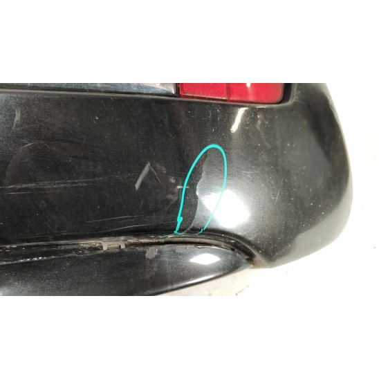 rear bumper lance ypsilon 2006-2011 black with parking sensors. defect supports. to be repainted for LANCIA Ypsilon 2006-2011 