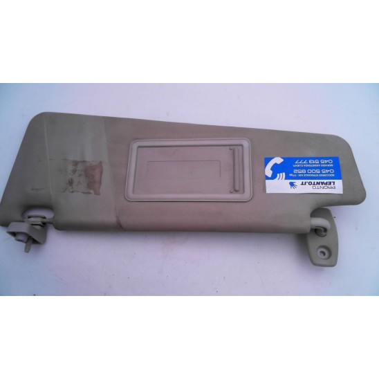 left windshield sun visor. for FIAT Idea (4d/2s) 1.2 16V BlackLabel Ber. 5p/b/1242cc 