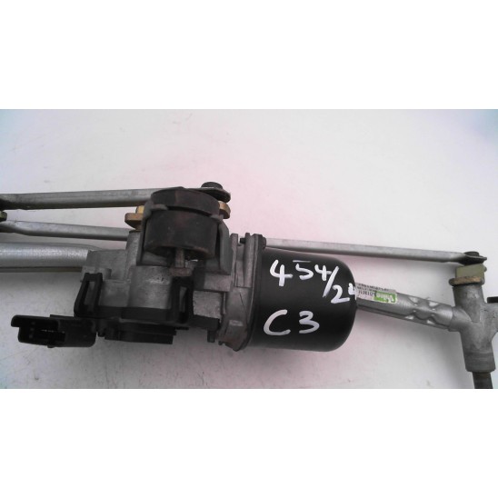 windshield wiper mechanism with motor for CITROEN C3 1a Serie 1.1 Ber. 5p/b/1124cc 54513611