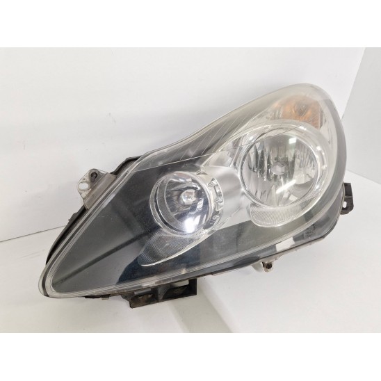 lampe frontale gauche. par OPEL Corsa (s07) 1.2 16V GPL-TECH (59Kw) Ber 5p/b-g/1229cc 13217453