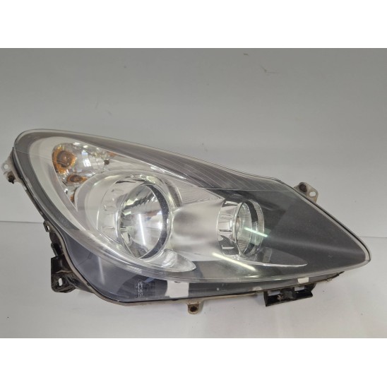 phare droit. par OPEL Corsa (s07) 1.2 16V GPL-TECH (59Kw) Ber 5p/b-g/1229cc 13217454