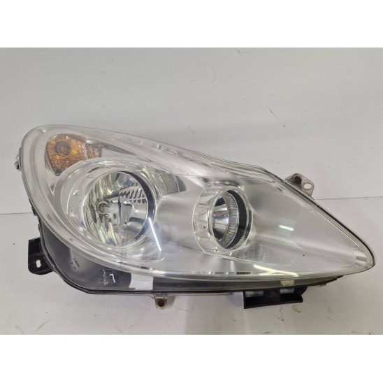 phare droit. par OPEL Corsa (s07) 1.2 16V GPL-TECH (59Kw) Ber 5p/b-g/1229cc 13186382