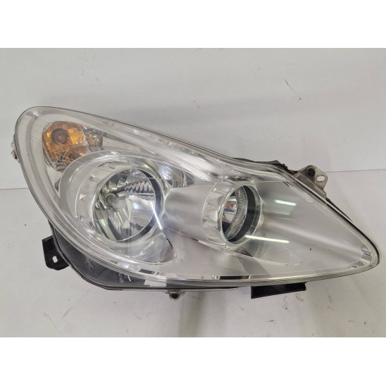 phare droit. par OPEL Corsa (s07) 1.2 16V GPL-TECH (59Kw) Ber 5p/b-g/1229cc 13186382