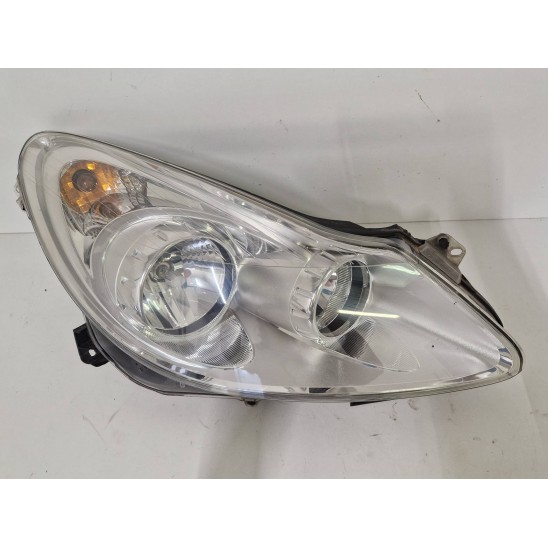 right headlamp. for OPEL Corsa (s07) 1.2 16V GPL-TECH (59Kw) Ber 5p/b-g/1229cc 13186382