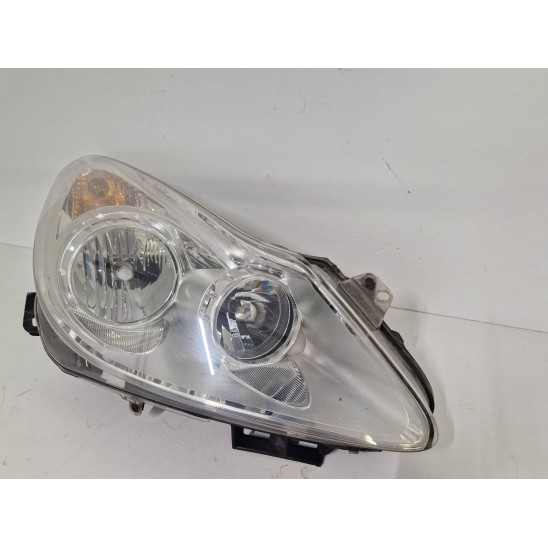 phare droit. par OPEL Corsa (s07) 1.2 16V GPL-TECH (59Kw) Ber 5p/b-g/1229cc 13186382