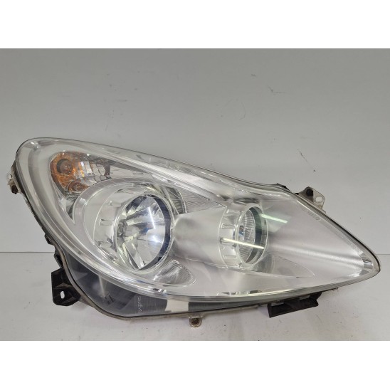 phare droit. par OPEL Corsa (s07) 1.2 16V GPL-TECH (59Kw) Ber 5p/b-g/1229cc 13186382