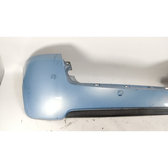 rear bumper fiat multipla 2004- light blue 5 doors with parking sensors small defect for FIAT Multipla 2004->  