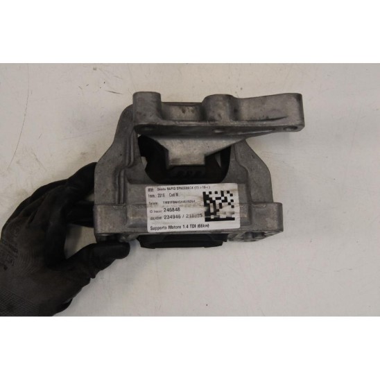 supporto motore par SKODA Rapid Spaceback (nh1) 1.4 TDI (66kw) SW 5p/d/1598cc 9,X44,TAEG702530,6C0199262A,29062016