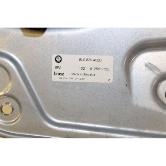 fensterheber hinten rechts für SKODA Yeti (5l) 1.6 TDI 5L0839402B,RUIS,BR2,1021912561105,3T0387A,5L0959812A,Germany,1101A66112110,100612420250177