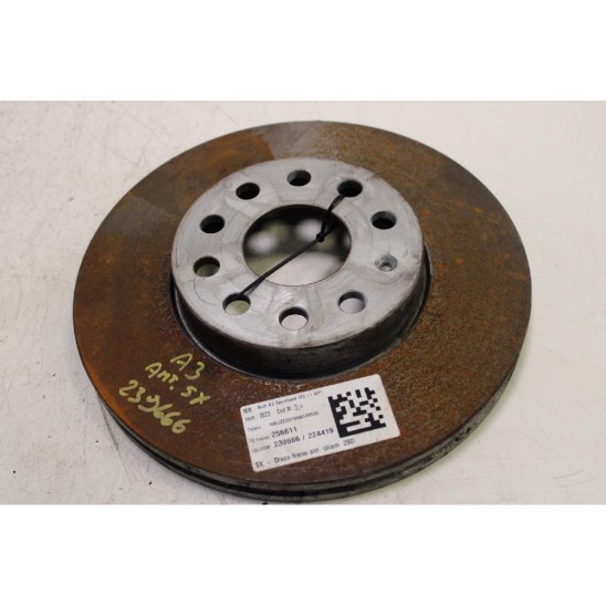 front brake disc for AUDI A3 Allstreet (8yj) 35 TDI 