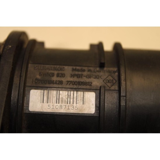 flowmeter for RENAULT Trafic Ii Furgón (fl) 1.9 dCi 100 (FL0C) 5WK9620,SIEMENS,7700104426,7700109812