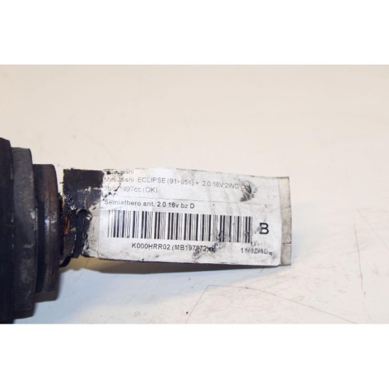 semiasse anteriore destra par MITSUBISHI Eclipse (91>95<) 2.0 16V 2WD Cpe 3p/b/1997cc. 