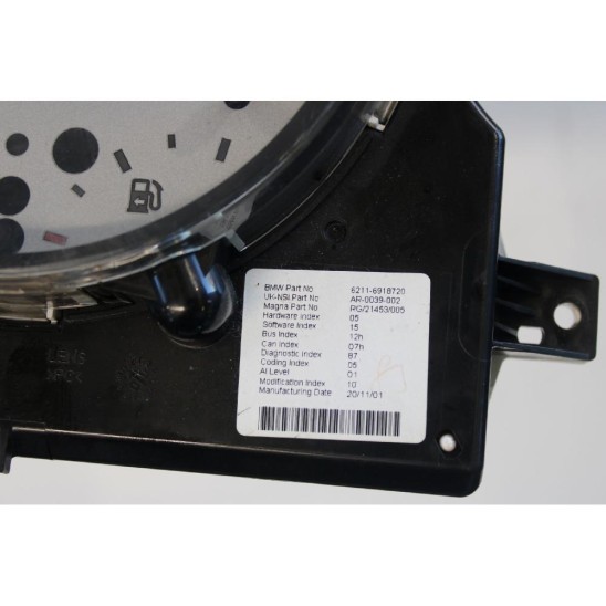 quadro strumenti for MINI Mini (r50, R53) Cooper 6211-6918720