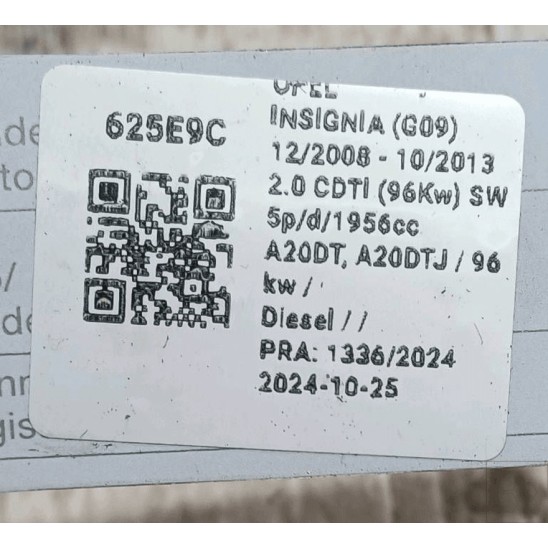 alternatore for OPEL Insignia (g09) 2.0 CDTI Ber. 13579668