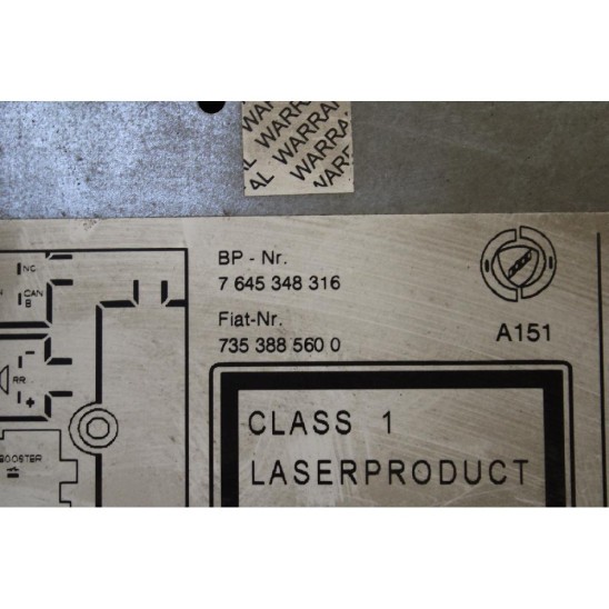 radio für FIAT Punto (188_) 1.2 16V 80 (188.233, .235, .253, .255, .333, .353, .639,... 735388560