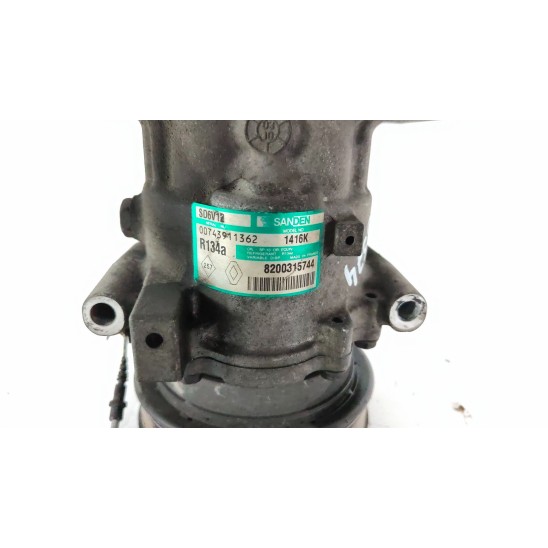 air conditioner compressor renault kangoo 1.6 70 kw gasoline 2003-2007 k4m a7 sanden sd6v12 for RENAULT Kangoo SD6V12